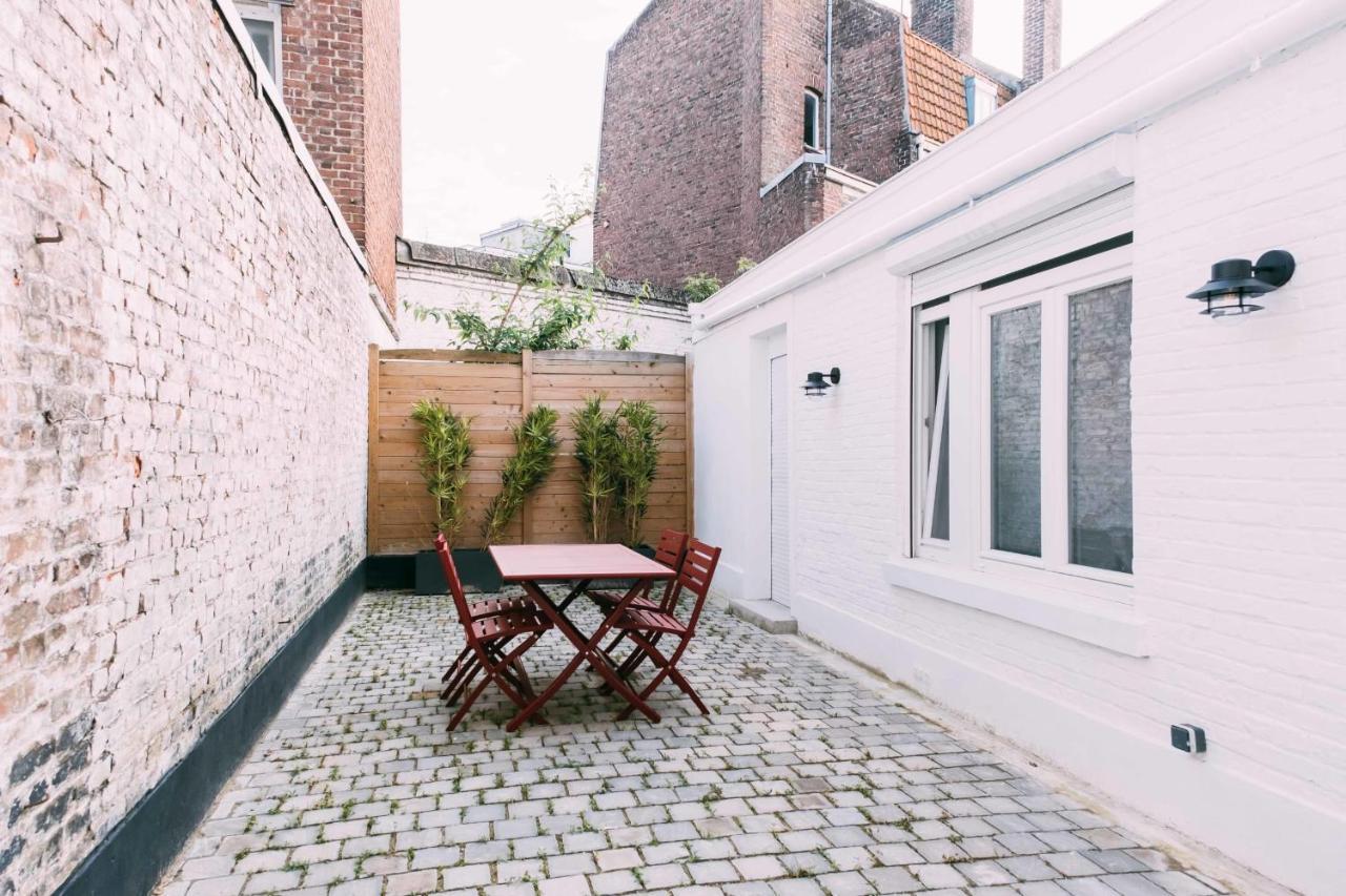 Charming Apartment With Terrace In Lille Extérieur photo